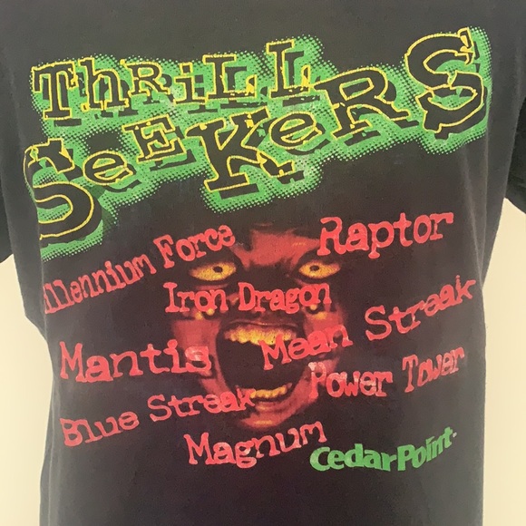 Vintage Cedar Point Amusement Park Shirt - Picture 2 of 2